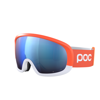 Brille POC Fovea Mid Clarity Comp Fluorescent Orange/Hydrogen White/Spektris Blue - 2022/23