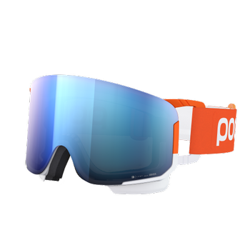 Brille POC Nexal Mid Clarity Comp Fluorescent Orange/Hydrogen White/Spektris Blue - 2022/23