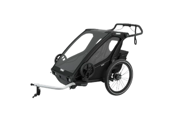 Fahrradanhänger Thule Chariot Sport 2-seat Multisport Bike Trailer Midnight Black - 2024