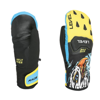 Handschuhe Level Race JR Mitt Yellow-Blue - 2024/25