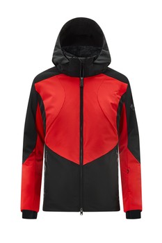 Kurtka narciarska Descente Shoulder Shirring Jacket  Black-Red - 2024/25