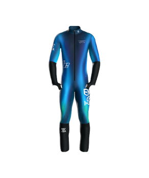 Rennanzug Energiapura Aurora Blue Junior (insulated, unpadded) - 2024/25