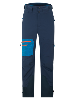 Skihose Ziener Tewes Full-Zip Man Blue Foggy Print Dark Navy - 2024/25