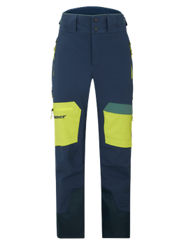 Skihose Ziener Tewes Full-Zip Man Dark Navy Lime - 2024/25