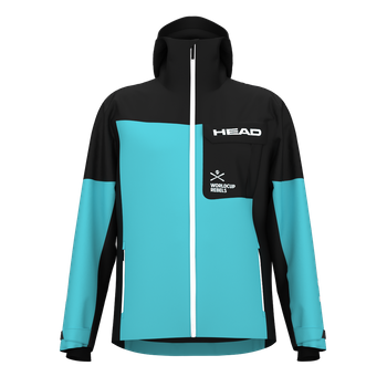 Skijacke HEAD Race Nova Jacket Black/Blue - 2024/25