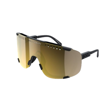 Sonnenbrille POC Devour Uranium Black/Clarity Road/Partly Sunny Gold