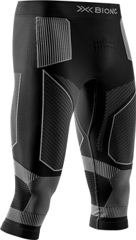 Thermounterwäsche X-Bionic Energy Accumulator Light Pants 3/4 Men Black/Light Grey - 2024/25