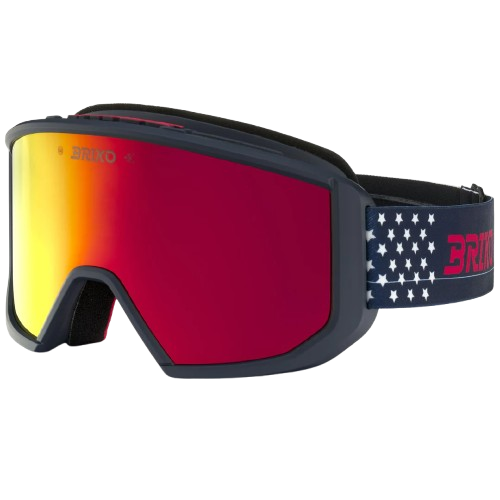 Brille Briko Vulcano Mask USA Tangaroa Blue Red - 2024/25