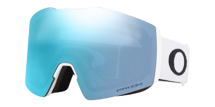 Brille Oakley Fall Line L Matte White Prizm Snow Sapphire Irid - 2024/25