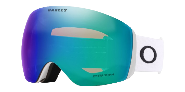 Brille Oakley Flight Deck L Matte White Prizm Argon Iridium - 2024/25