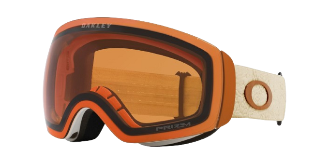 Brille Oakley Flight Deck M Arctic White Cell Prizm Snow Persimmon - 2024/25