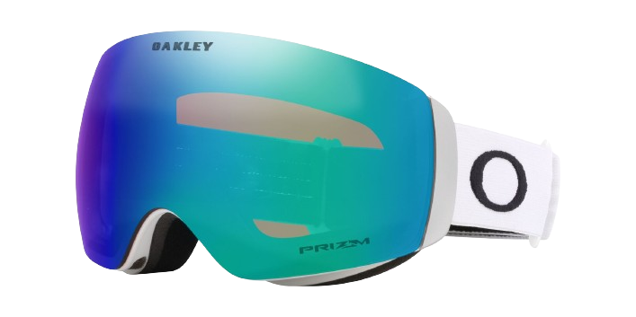 Brille Oakley Flight Deck M Matte White Prizm Argon Iridium - 2024/25