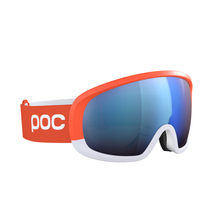 Brille POC Fovea Mid Clarity Comp Fluorescent Orange/Hydrogen White/Spektris Blue - 2022/23