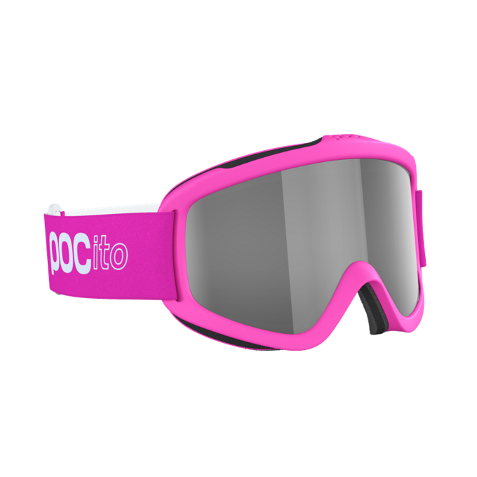 Brille POC POCito Iris Fluorescent Pink/Partly Sunny Silver - 2024/25