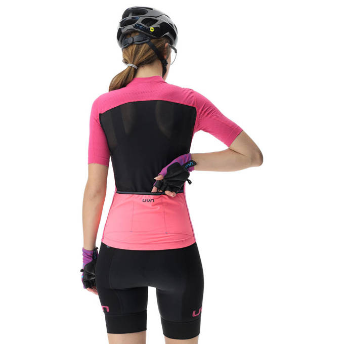 Fahrradtrikot UYN Lady Biking Lightspeed Fuxia/Black -2023