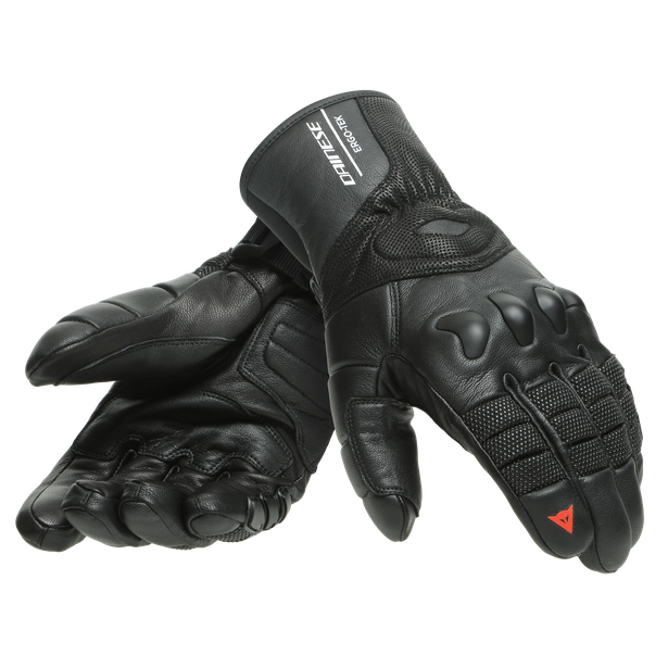 Handschuhe DAINESE HP Ergotek PRO Gloves Stretch Limo/High Risk Red - 2022/23