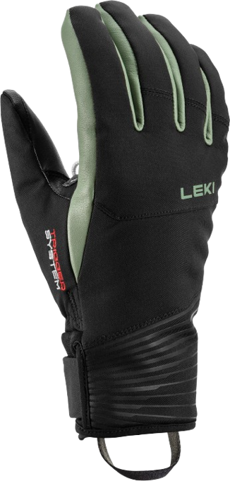 Handschuhe LEKI Sparrow 3D Women Black/Dust/Green - 2024/25