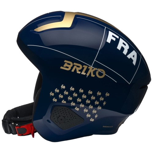 Helm Briko Vulcano 2.0 France Shiny Tangaroa Blue - 2024/25