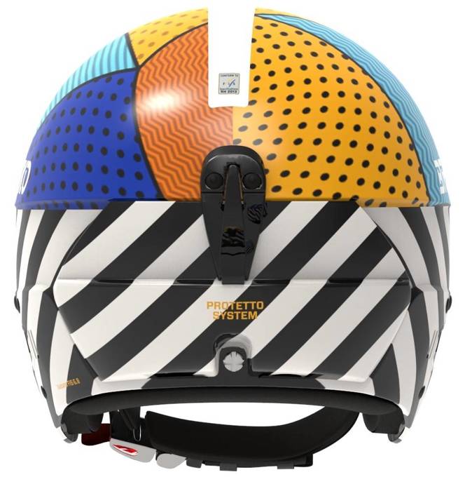 Helm Briko Vulcano FIS 6.8 Graphik Shiny/Black White - 2023/24