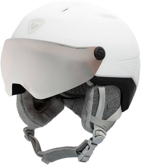 Helm Rossignol Fit Visor Impacts W White - 2023/24