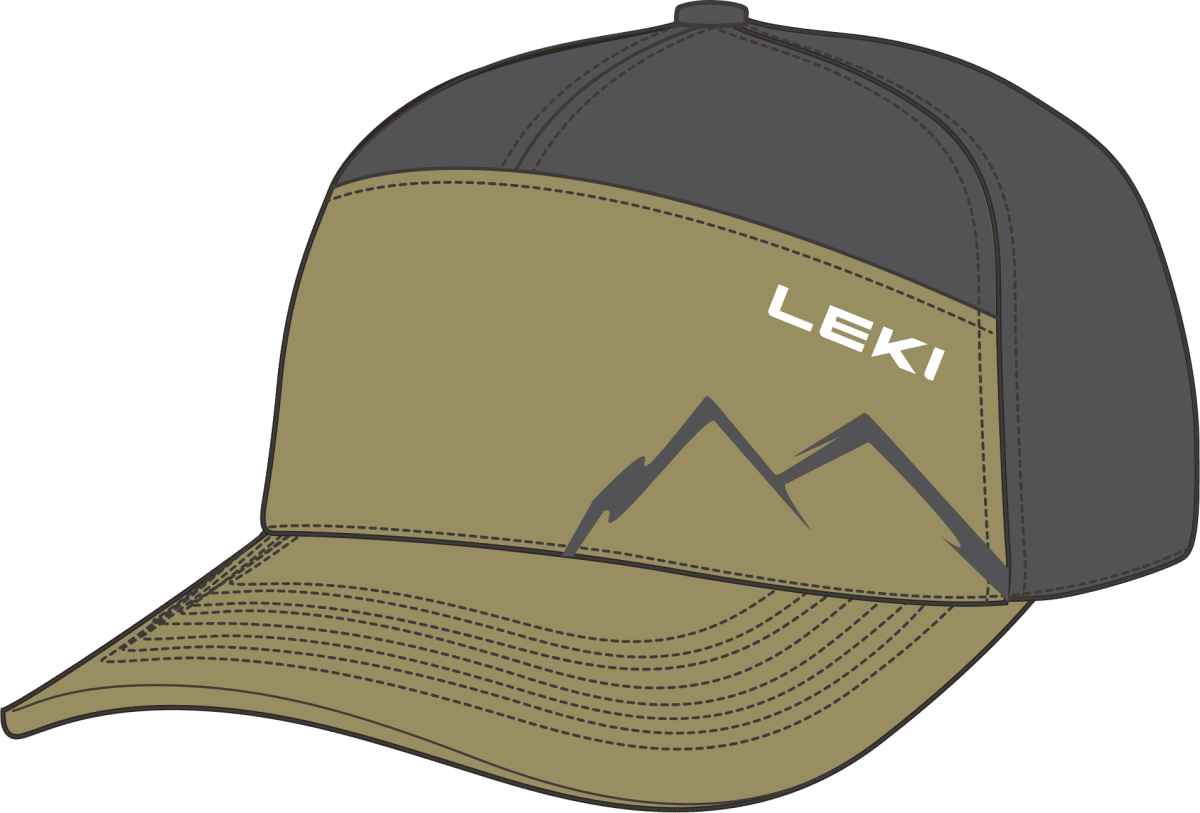 Kappe LEKI Casual Cap Cedar/December Sky/White - 2023