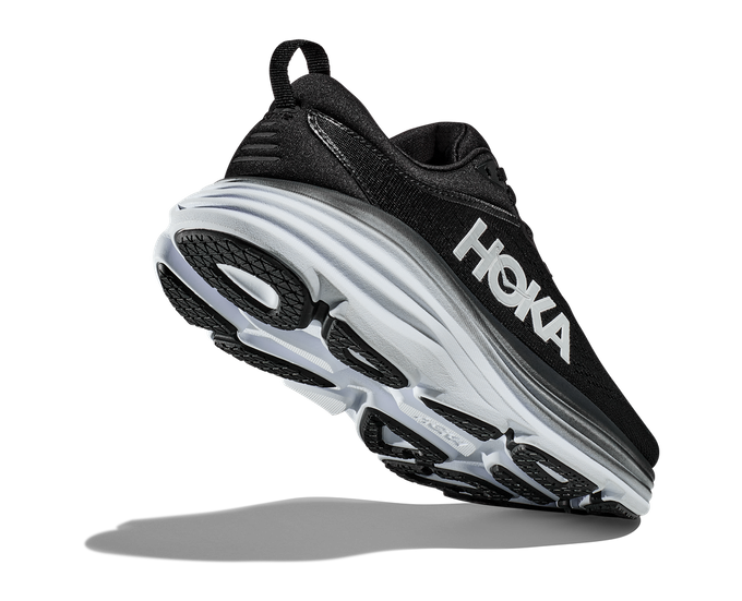 Man Schuhe Hoka Bondi 8 Black/White