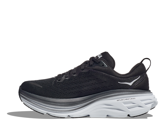 Man Schuhe Hoka Bondi 8 Black/White