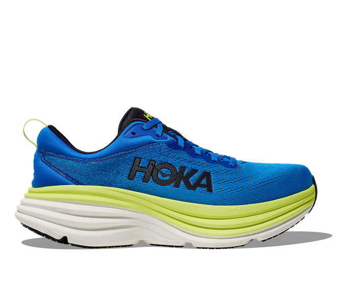 Man Schuhe Hoka Bondi 8 Electric Cobalt/Lettuce