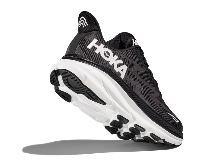 Man Schuhe Hoka Clifton 9 Black/White