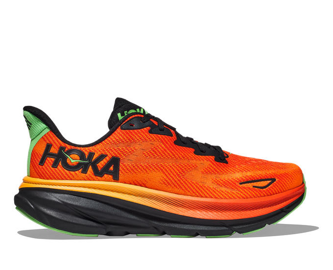 Man Schuhe Hoka Clifton 9 Flame/Vibrant Orange