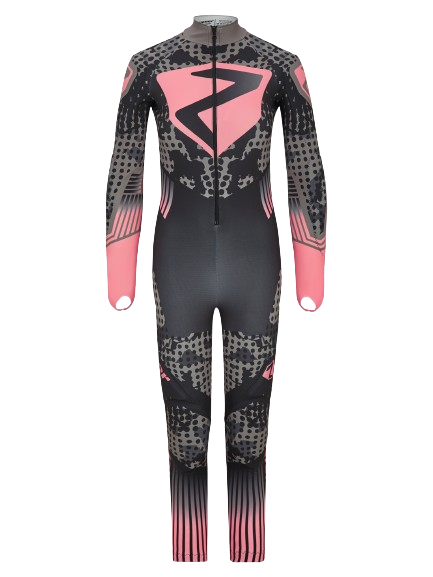 Rennanzug Ziener RCE Racesuit Black Foggy Print Pink Vanilla - 2024/25