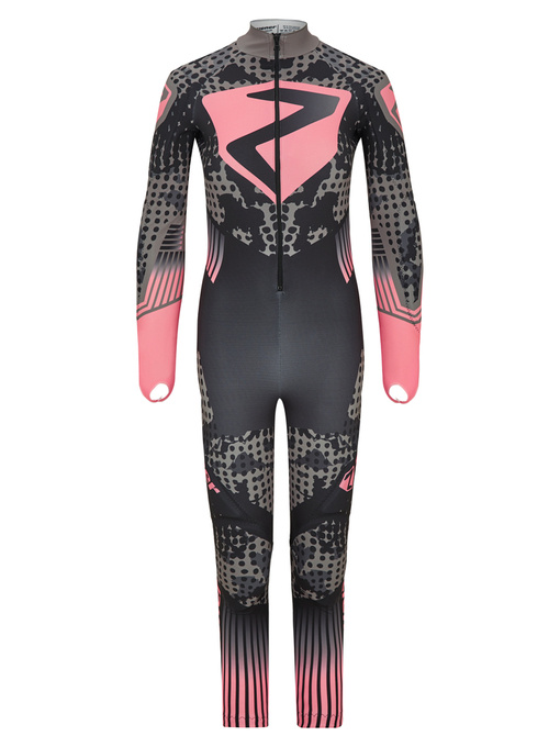 Rennanzug Ziener RCE Racesuit Black Foggy Print Pink Vanilla - 2024/25