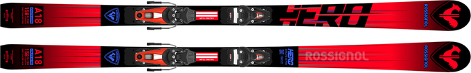 Ski Rossignol Hero Athlete GS Pro + Nx 10 GW B73 Hot Red - 2023/24