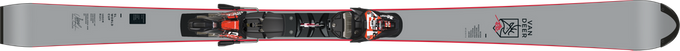 Ski Van Deer SL FIS WC R22 + XComp 12 GW Black/Flo Red - 2024/25