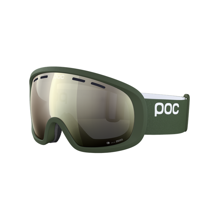 Skibrille POC Fovea Mid Epidote Green/Partly Sunny Ivory - 2023/24