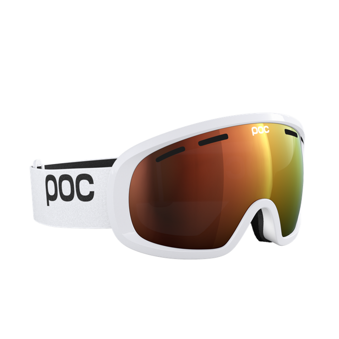 Skibrille POC Fovea Mid Hydrogen White/Partly Sunny Orange - 2024/25