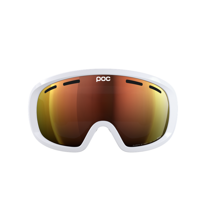 Skibrille POC Fovea Mid Hydrogen White/Partly Sunny Orange - 2024/25