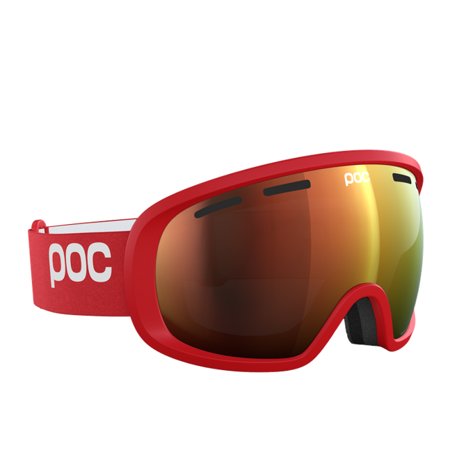 Skibrille POC Fovea Prismane Red/Partly Sunny Orange - 2024/25