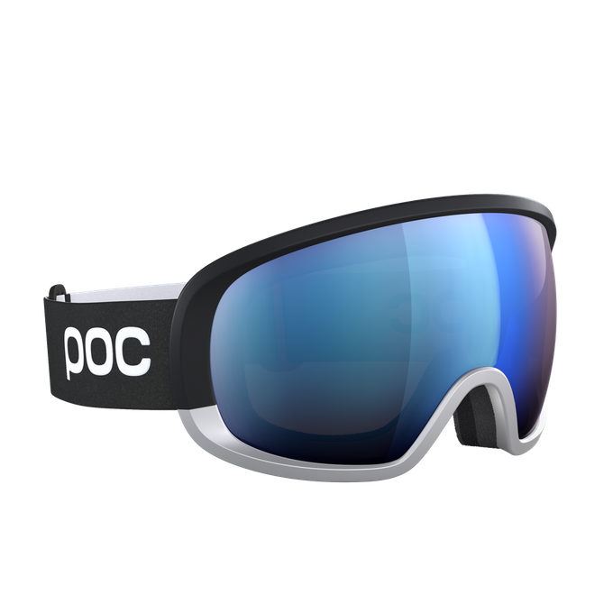 Skibrille POC Fovea Race Uranium Black/Argentite Silver/Partly Sunny Blue - 2023/24