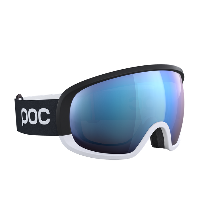 Skibrille POC Fovea Race Uranium Black/Hydrogen White/Partly Sunny Blue - 2023/24