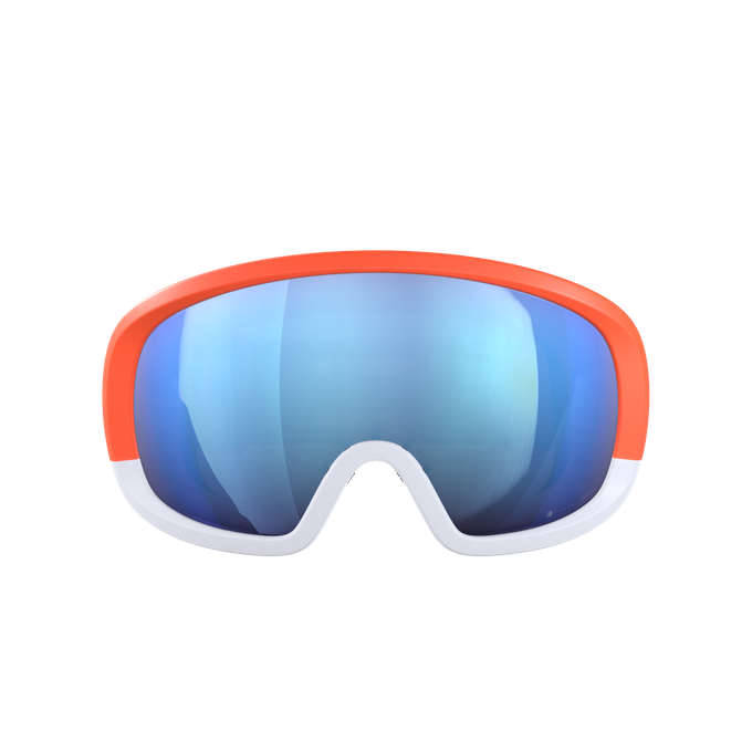 Skibrille POC Fovea Race Zink Orange/Hydrogen White/Partly Sunny Blue - 2023/24