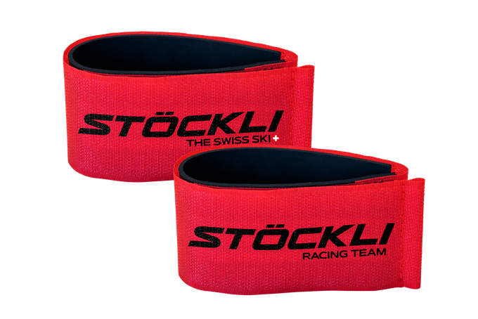 Skigurte Stoeckli Skiclip Kautschuck Red (Pair) - 2023/24