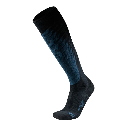 Skisocken UYN Man Ski One Biotech Black/Blue - 2024/25