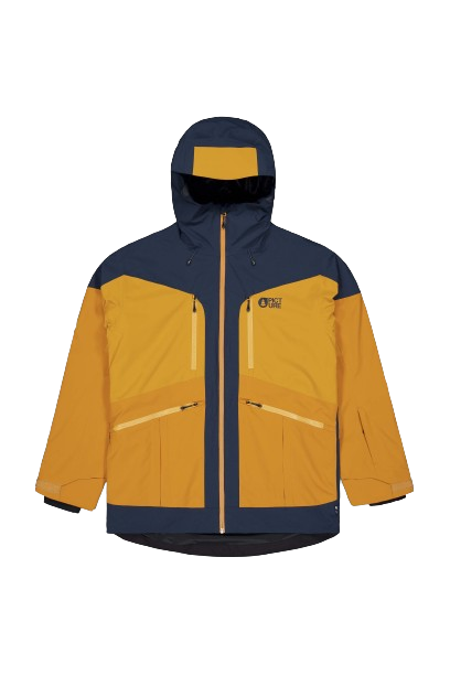 Snowboardjacke Picture Naikoon Dark Blue-Camel Honey - 2024/25 