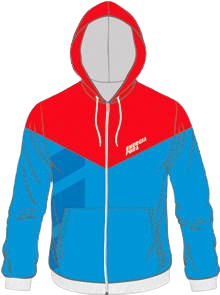 Softshell ENERGIAPURA Felpa Tip Red/Blue - 2022/23