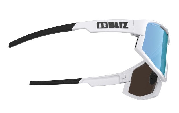 Sonnenbrille BLIZ Fusion Matt White/Brown Blue