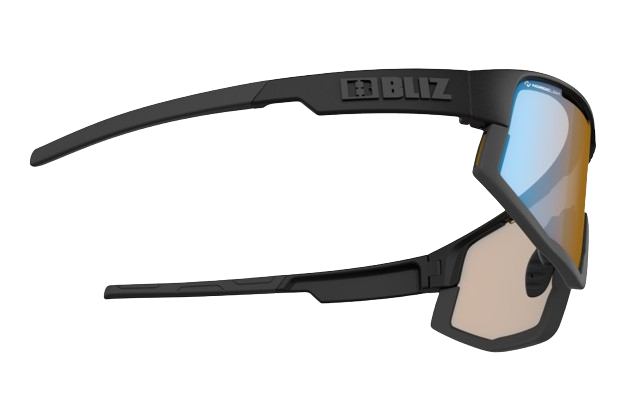 Sonnenbrille BLIZ Fusion Nano Nordic Light Matt Black/Coral Orange Blue