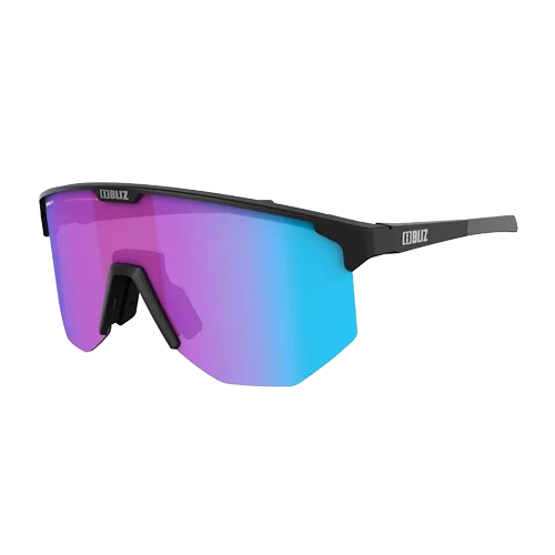 Sonnenbrille BLIZ Hero Small Matt Black/Violet Blue - 2024