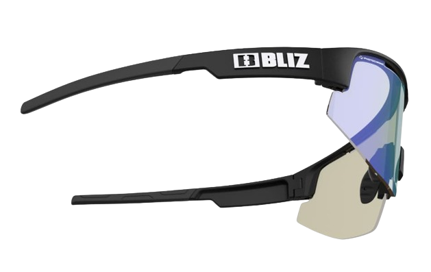 Sonnenbrille BLIZ Matrix Nano Photochromic Matt Black/Brown Blue