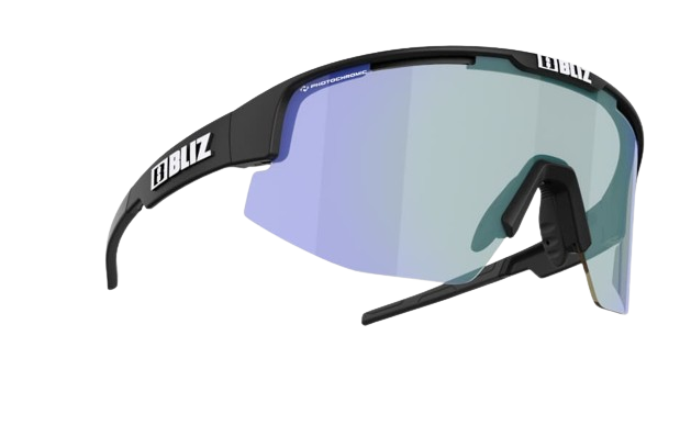 Sonnenbrille BLIZ Matrix Nano Photochromic Matt Black/Brown Blue